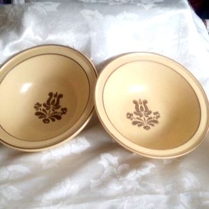 2 nice pfaltzgraff cereal bowls from the sixties.